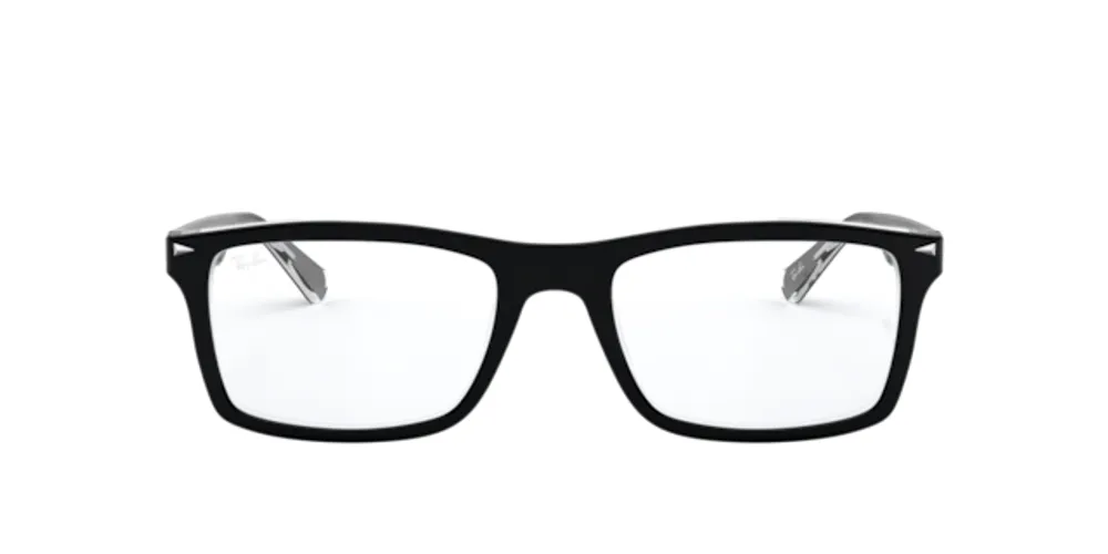 Ray-Ban Unisex Black On Transparent