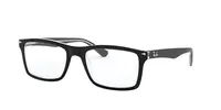 Ray-Ban Unisex Black On Transparent