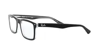 Ray-Ban Unisex Black On Transparent