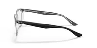 Ray-Ban Unisex Black On Transparent