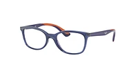 Ray-Ban Jr Unisex Transparent Blue