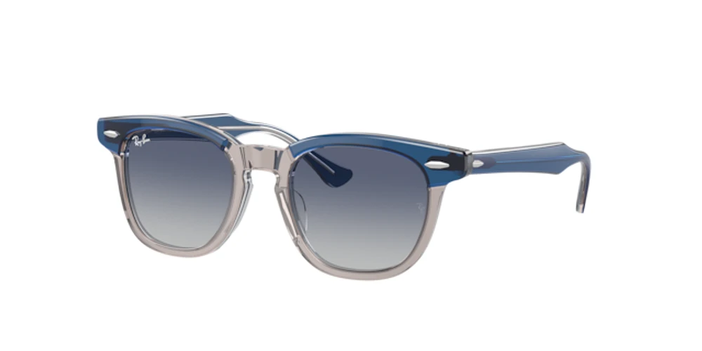 Ray-Ban Unisex Top Dark Blue & Brown & Light Grey