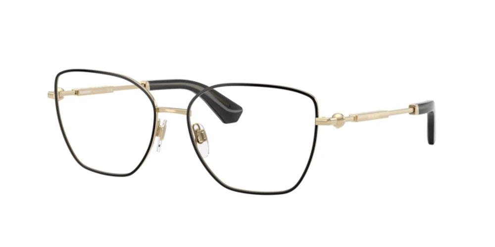 Burberry Woman Light Gold With Black Rim