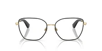 Burberry Woman Light Gold With Black Rim