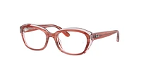 Ray-Ban Woman Striped On Transparent