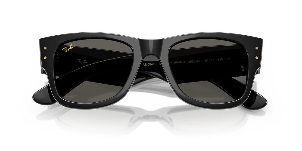 RB0840S Mega Wayfarer Blacked Out Collection