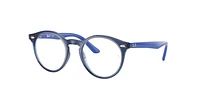 Ray-Ban Jr Unisex Transparent Blue