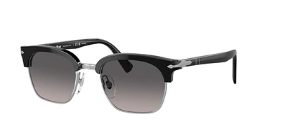 Persol Unisex Black, Silver