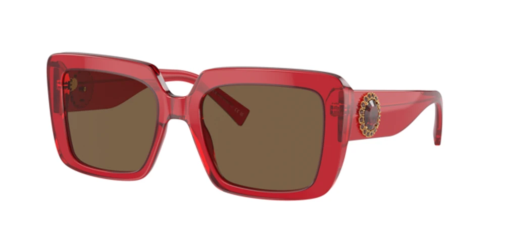 Versace Woman Transparent Red