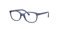 Ray-Ban Jr Unisex Transparent Blue