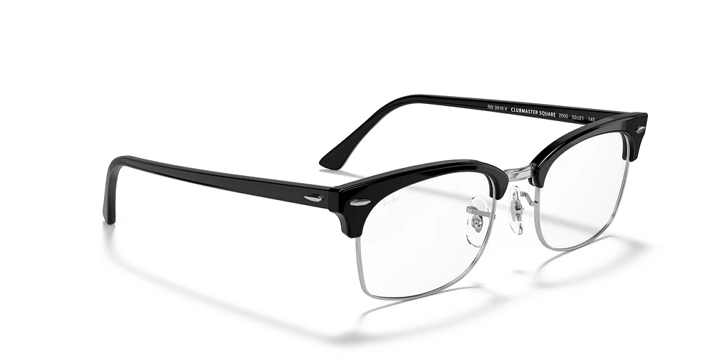 RB3916V Clubmaster Square Optics