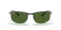 Ray-Ban Unisex Black On Silver