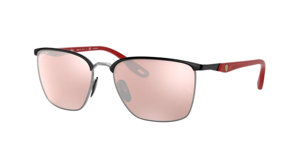 Ray-Ban Unisex Black On Silver