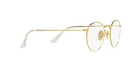 RB8247V Round Titanium Optics