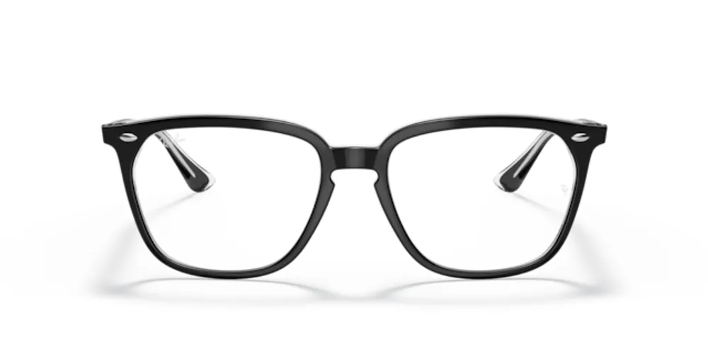 Ray-Ban Unisex Black On Transparent