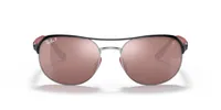 Ray-Ban Unisex Black On Silver