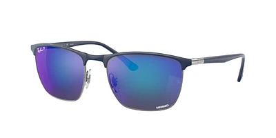 Ray-Ban Unisex Blue On Gunmetal