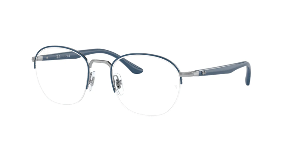 Ray-Ban Unisex Blue On Silver