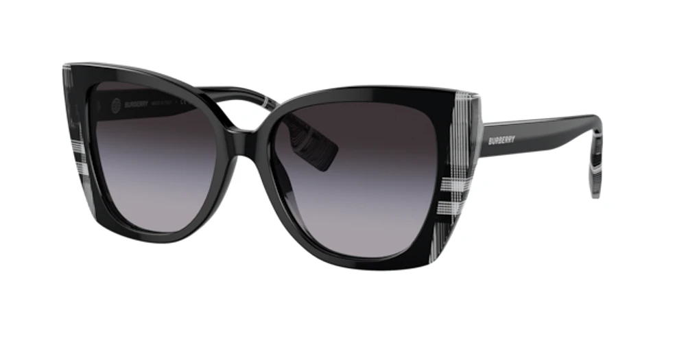 Burberry Woman Black, Check White Black