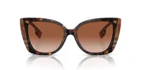 Burberry Woman Dark Havana, Check Brown