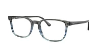 Ray-Ban Unisex Striped Grey & Blue