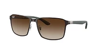 Ray-Ban Unisex Brown On Gunmetal