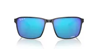 Ray-Ban Unisex Black On Silver