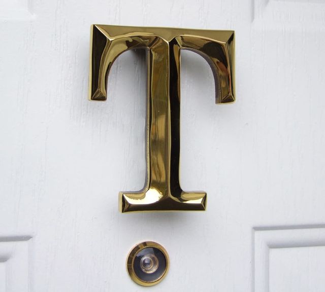 Pottery Barn Monogram Door Knocker The Summit