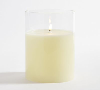 Flameless Candle Glass Vessel