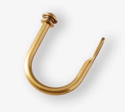 Brass Curtain Holdback - Set of 2