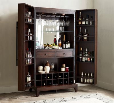 Ludlow Trunk Bar Cabinet, Bar Furniture