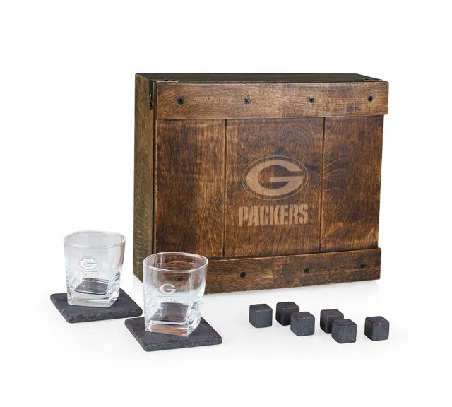 Tampa Bay Buccaneers Decanter Gift Set with Wood Gift Box