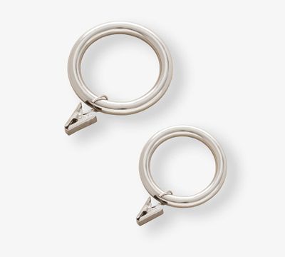 Polished Nickel Clip Rings