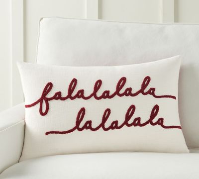 Falala Embroidered Lumbar Pillow Cover