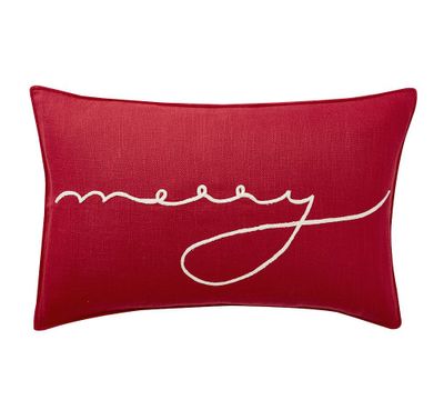 Merry Lumbar Pillow Cover