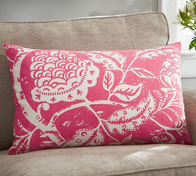 Navin Print Lumbar Decorative Pillow Cover