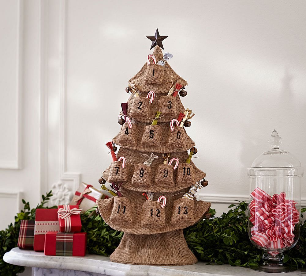 Pottery Barn Burlap Tree Advent Calendar | The Summit