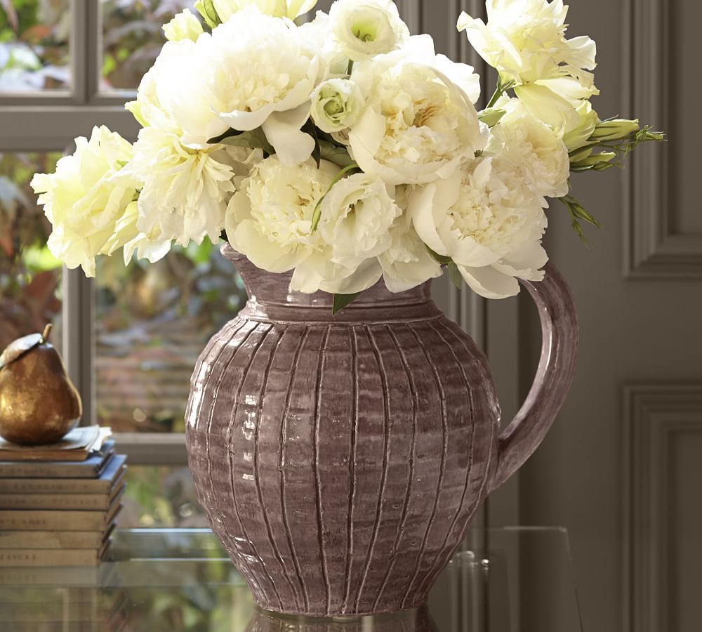 pottery barn flower vase