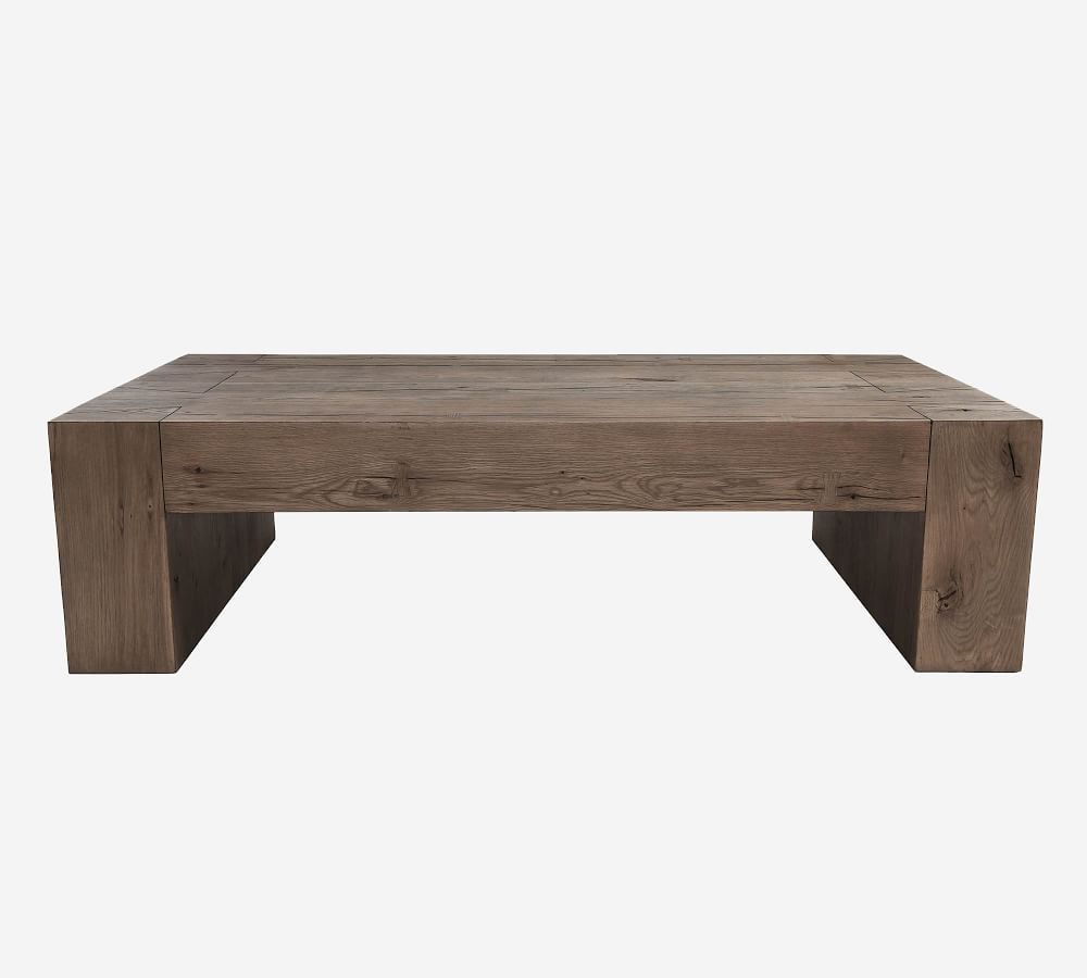 Kaplan Rectangular Reclaimed Wood Lift-Top Coffee Table