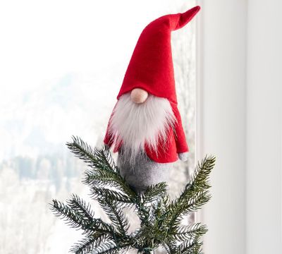 Felt Gnome Christmas Tree Topper