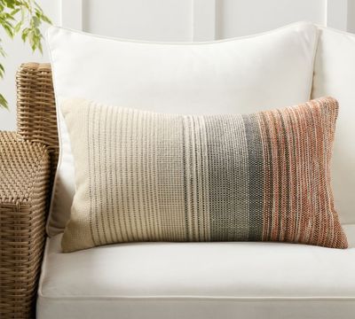 Ermine Indoor/Outdoor Lumbar Pillow