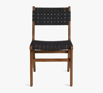 Abbott Indoor/Outdoor FSC® Acacia Woven Dining Chair