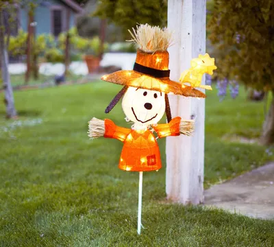 Peanuts™ Light Up Harvest Snoopy™ & Woodstock™