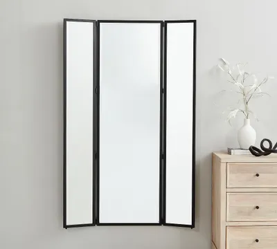 Kensington Rectangular Tri-Fold Double Length Mirror