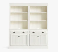 Aubrey Shelf with File Cabinets (72")