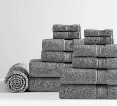 Classic Organic Towel Bundle With Bath Mat - Set of 13