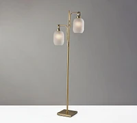 Leighton Metal 2-Light Floor Lamp (67")