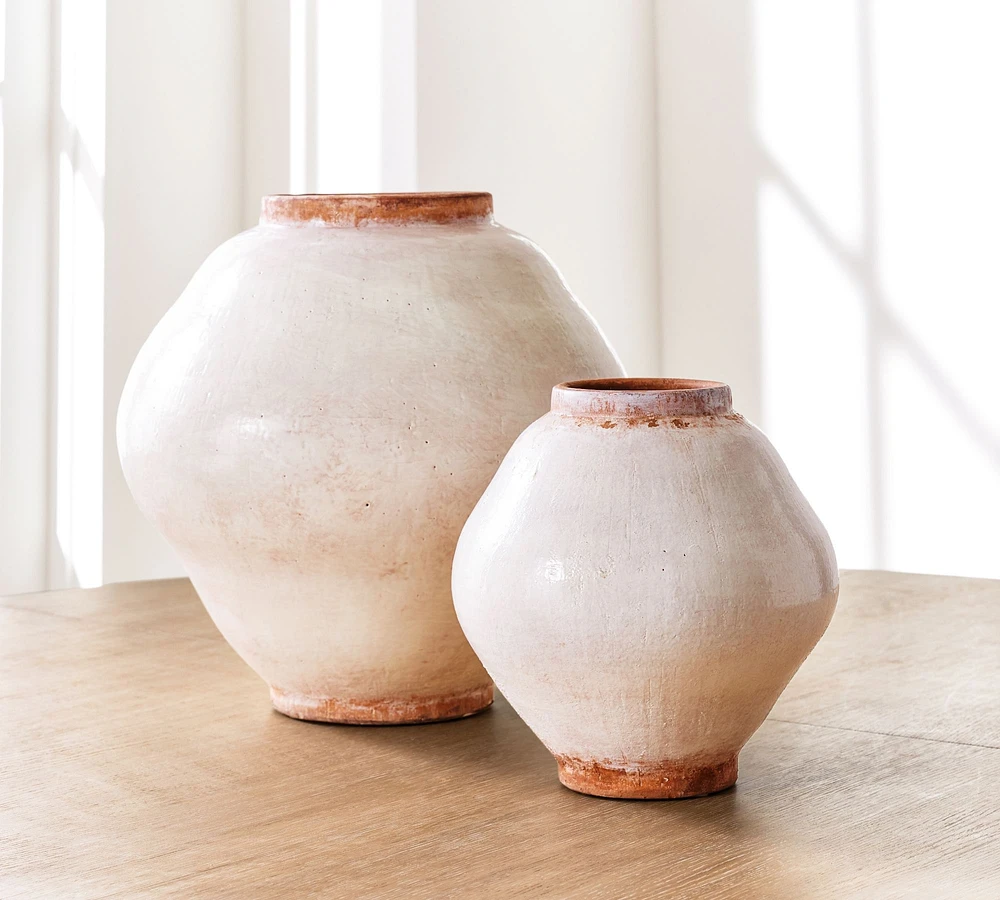 Glazed Handcrafted Terracotta Vases