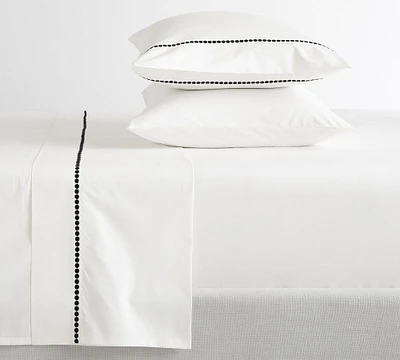 Pearl Organic Percale Sheet Set