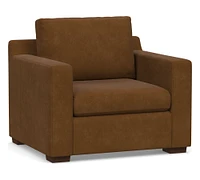 Shasta Square Arm Leather Chair